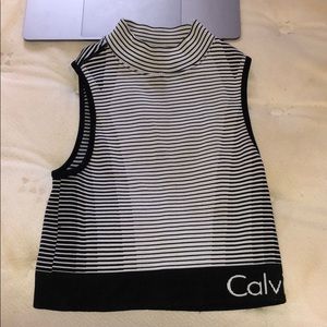 Calvin Klein cropped workout tank